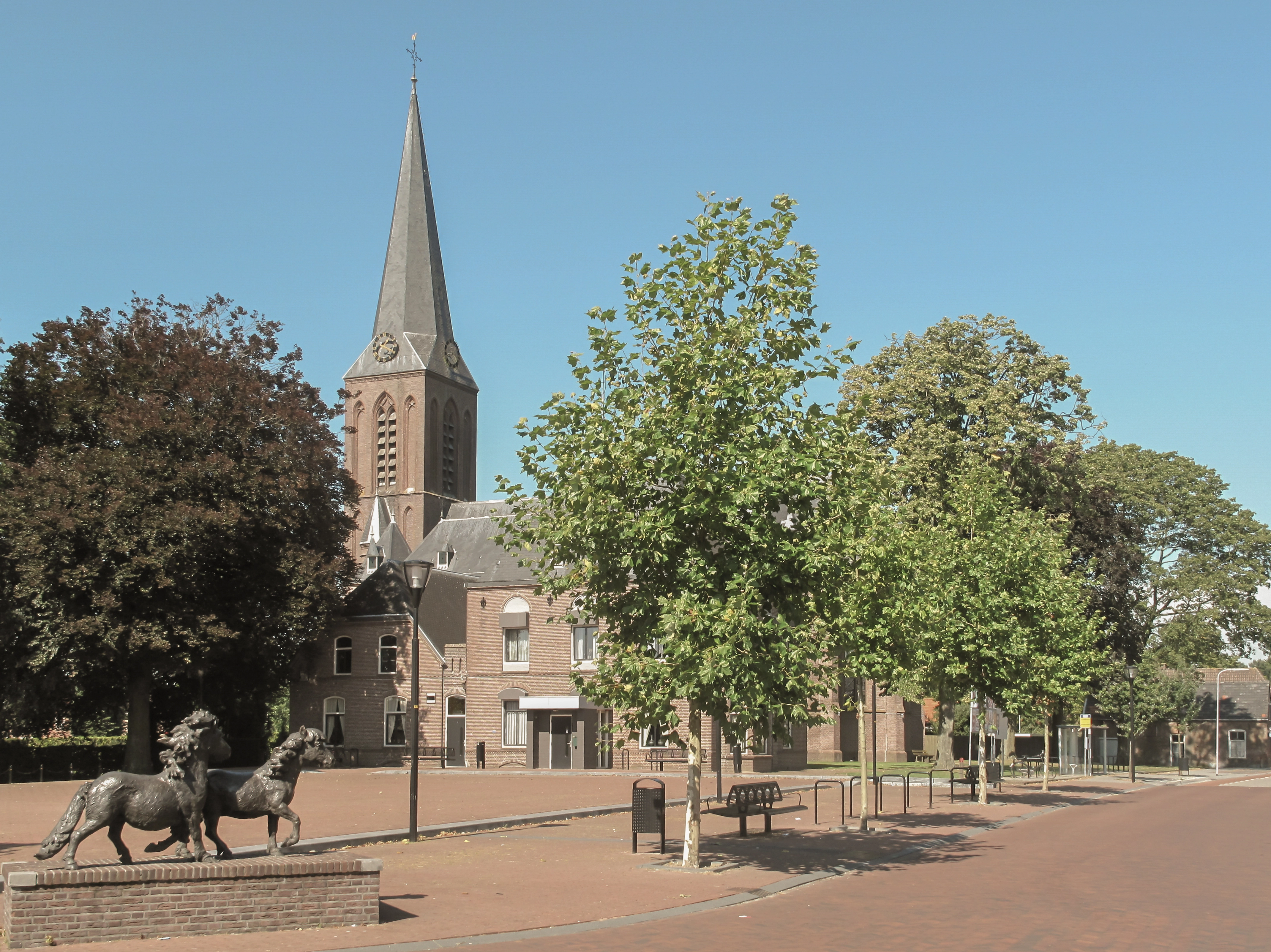 Landelijk wandelgebied rondom Heeten in Overijssel